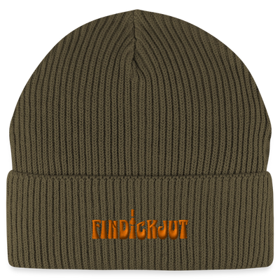findICKjut-Unisex Bio FISHERMAN BEANIE-Khaki - Khaki