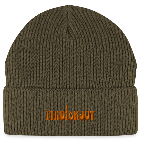 findICKjut-Unisex Bio FISHERMAN BEANIE-Khaki - Khaki