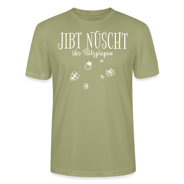 JIBT NÜSCHT - Unisex T-Shirt Bio-regular - Nebelgrün