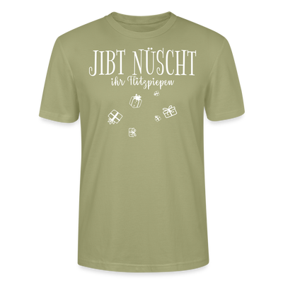 JIBT NÜSCHT - Unisex T-Shirt Bio-regular - Nebelgrün