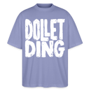 DOLLET DING-Dit Berlin Shirt mit Kodderschnauze-Oversized Unisex Bio - Violett