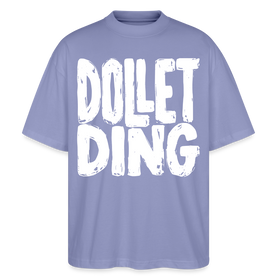 DOLLET DING-Dit Berlin Shirt mit Kodderschnauze-Oversized Unisex Bio - Violett
