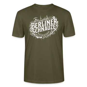 BERLINER SCHNAUZE-Unisex T-Shirt BIO - Khaki