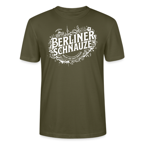 BERLINER SCHNAUZE-Unisex T-Shirt BIO - Khaki