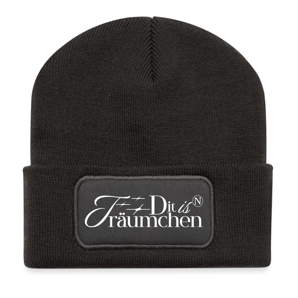 Berliner Spruch-DIT IS N TRÄUMCHEN-Beanie - Dunkelgrau