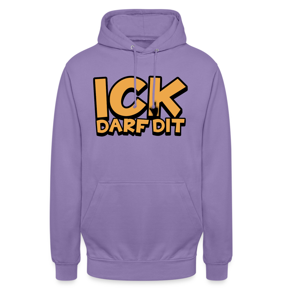 ICK DARF DIT - Hoodie - Lavendel