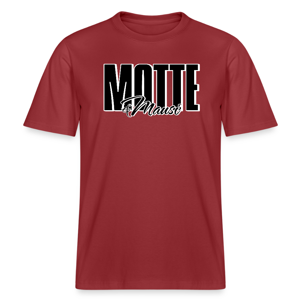MOTTE UND MAUSI-Relaxed Fit Unisex Bio-T-Shirt - Erdrot