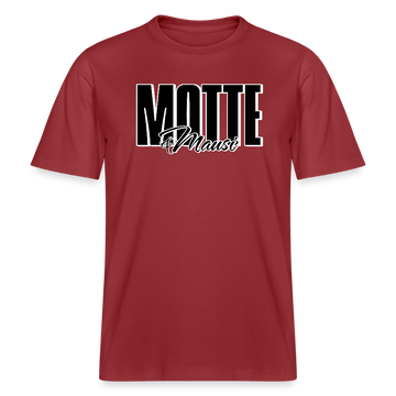MOTTE UND MAUSI-Relaxed Fit Unisex Bio-T-Shirt - Erdrot