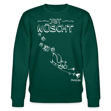 Weihnachten in Berlin25-JIBT NÜSCHT-Unisex Bio-Sweatshirt II - Forest