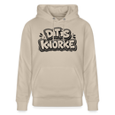 DIT IS KNORKE-Unisex Bio-Hoodie mit echt Berliner Schnauze - Beige
