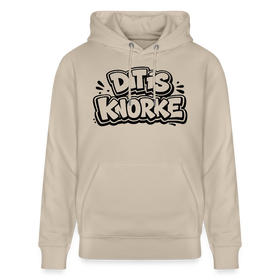 DIT IS KNORKE-Unisex Bio-Hoodie mit echt Berliner Schnauze - Beige
