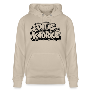 DIT IS KNORKE-Unisex Bio-Hoodie mit echt Berliner Schnauze - Beige