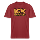 ICK DARF DIT -  Relaxed Fit Bio-T-Shirt - Erdrot