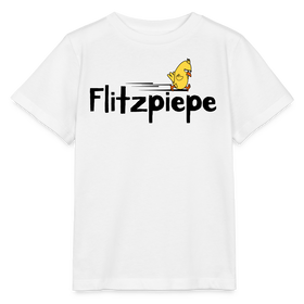 DIE FLITZPIEPE - Kinder T-Shirt BIO - Weiß