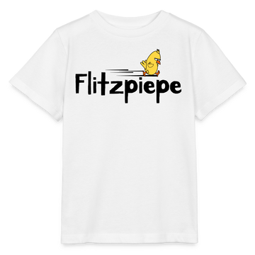 DIE FLITZPIEPE - Kinder T-Shirt BIO - Weiß