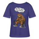 Berliner Bär Shirt-JEH MIR NICH UFFN SENKEL-Rundhals Frauen Bio-T-Shirt - Dämmerung