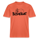BLÜMERANT-RELAXED FIT Unisex Organic T-Shirt mit Berliner Schnauze - Hellrot