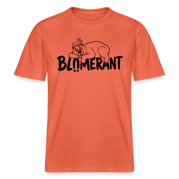 BLÜMERANT-RELAXED FIT Unisex Organic T-Shirt mit Berliner Schnauze - Hellrot