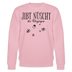 JIBT NÜSCHT zu Weihnachten in Berlin-Unisex Bio-Sweatshirt - Hellrosa