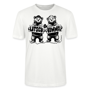 LATSCH & BOMMEL-Unisex T-Shirt Bio - Weiß