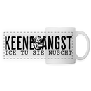 KEENE ANGST ICK TU SIE NÜSCHT - Panoramatasse - Weiß