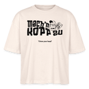 MACH N KOPP ZU-Frauen Boxy Bio-T-Shirt - Naturweiß