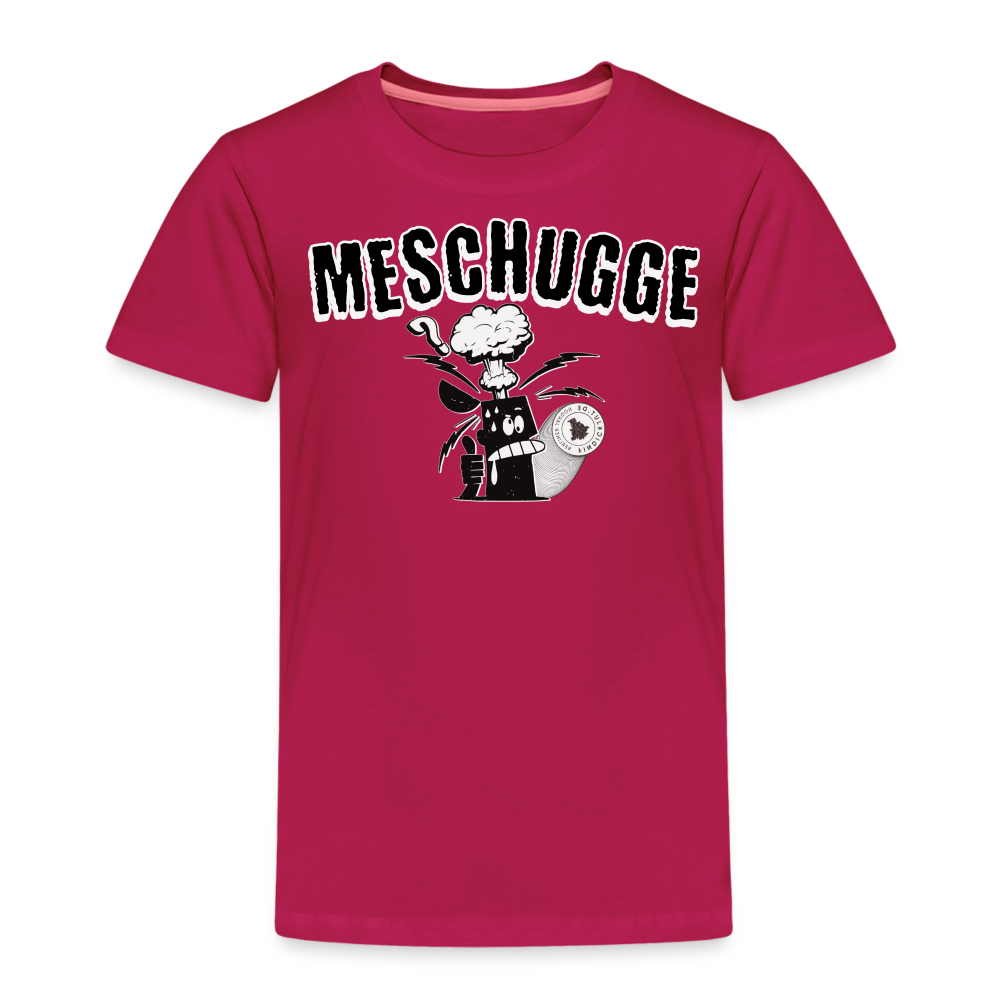 MESCHUGGE - Kinder Premium T-Shirt - dunkles Pink