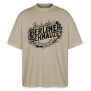 BERLINER SCHNAUZE-Oversized Unisex Bio T-Shirt - Steingrau