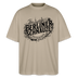 BERLINER SCHNAUZE-Oversized Unisex Bio T-Shirt - Steingrau