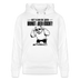 Berliner Bär mit Berliner Spruch-NETT KANN ICK OOCH-Unisex Bio-Hoodie - Weiß