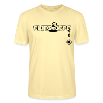 EINE FLITZPIEPE - Unisex Bio T-Shirt - Creme