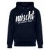 NÜSCHT FÜR SCHWACHE NERVEN-Unisex Bio-Hoodie mit Berliner Schnauze - Navy