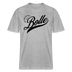 ICK FREU MA WIE BOLLE-Relaxed Fit Unisex Bio-T-Shirt - Grau meliert