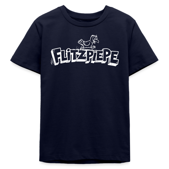 FLITZPIEPE-Bio Teenager T-Shirt - Navy