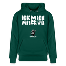 ICK MACH WAT ICK WILL-Unisex Bio-Hoodie - Forest