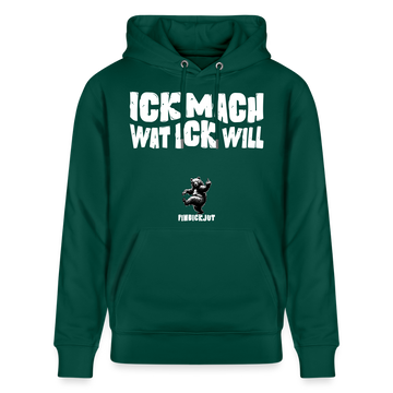 ICK MACH WAT ICK WILL-Unisex Bio-Hoodie - Forest