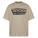 TACHCHEN IHR FLITZPIEPEN-Oversized Unisex Bio Berlin T-Shirt - Steingrau