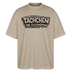 TACHCHEN IHR FLITZPIEPEN-Oversized Unisex Bio Berlin T-Shirt - Steingrau
