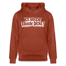ICK HAB DIE FAXEN DICKE-Unisex Bio-Hoodie mit Berliner Schnauze - Terrakotta