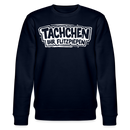 Berliner Spruch-TACHCHEN IHR FLITZPIEPEN-Unisex Bio-Sweatshirt - Navy