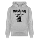 Dit is Berlin-MESCHUGGE - Unisex Bio-Hoodie - Grau meliert