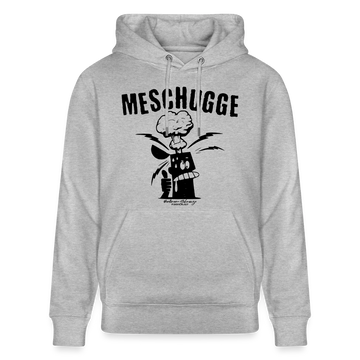 Dit is Berlin-MESCHUGGE - Unisex Bio-Hoodie - Grau meliert