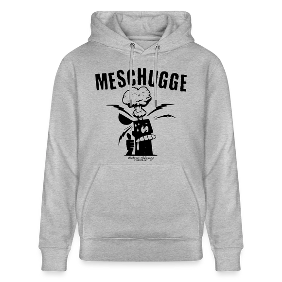 Dit is Berlin-MESCHUGGE - Unisex Bio-Hoodie - Grau meliert