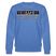VERFATZ DA VOM JELÄNDE-Unisex Bio-Sweatshirt - Blau