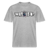 WAT IS'N?-Relaxed Fit Unisex Bio-T-Shirt - Grau meliert