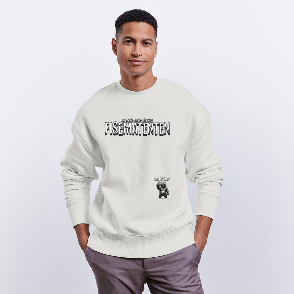 FISEMATENTEN-Unisex Oversize Bio Pullover - OFF WHITE