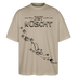 Weihnachten in Berlin 25-JIBT NÜSCHT-Oversized Unisex Bio T-Shirt - Steingrau