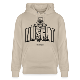 NÜSCHT MUSS ICK 2025-Unisex Bio-Hoodie mit Berliner Schnauze - Beige