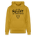 ICK BIN NÜSCHT FÜR SCHWACHE NERVEN-Unisex Bio-Hoodie - Ocker