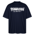 Witziges Berlin Shirt-PFANNKUCHEN, nich Berliner-Oversized Unisex Bio T-Shirt - Navy